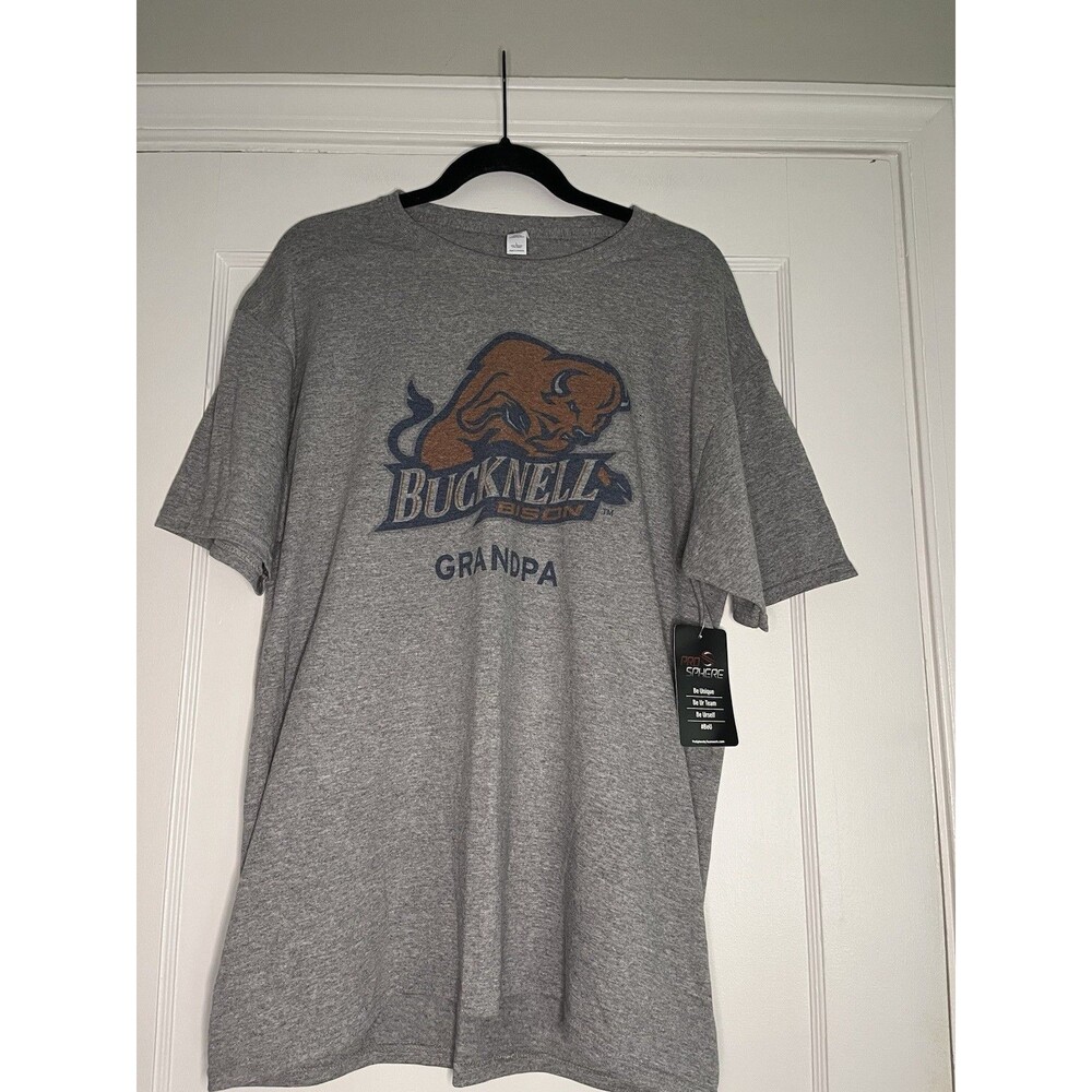 ProSphere Bucknell Bison Shirt L Gray NCAA College Fan Apparel NWT